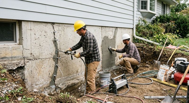Basement Foundation Repair in Pfafftown, NC