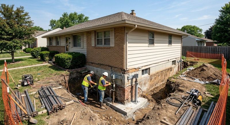 Building Foundation Repair in Colfax, NC