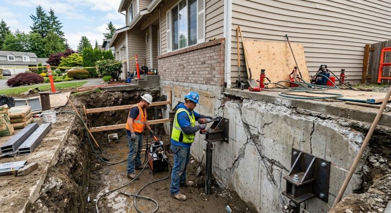 Building Foundation Repair in Colfax, NC