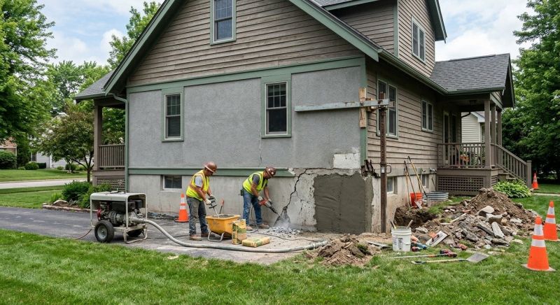 Building Foundation Repair in Jamestown, NC