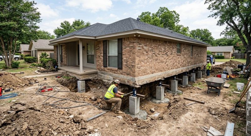 Concrete Foundation Leveling in Greensboro, NC