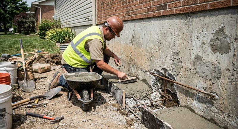 Concrete Foundation Repair in Gibsonville, NC