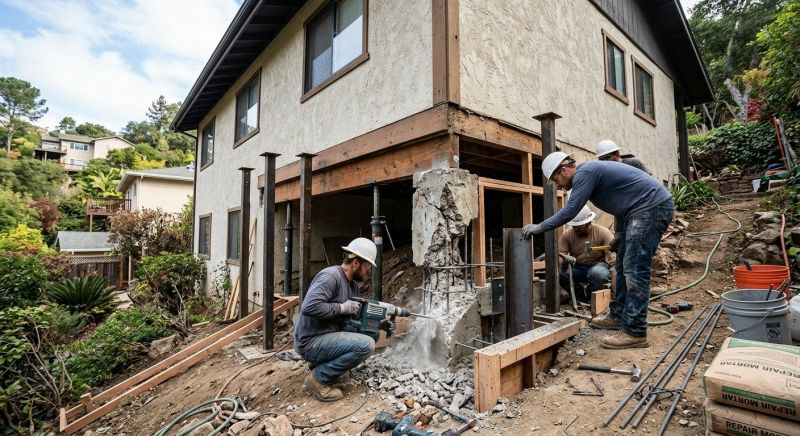 Concrete Foundation Repair in Randleman, NC