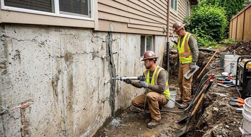 Cracked Foundation Repair in Clemmons, NC