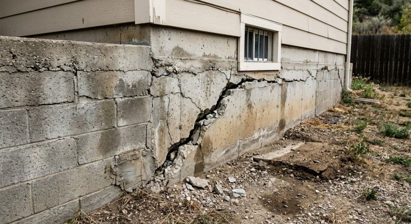 Cracked Foundation Repair in Jamestown, NC