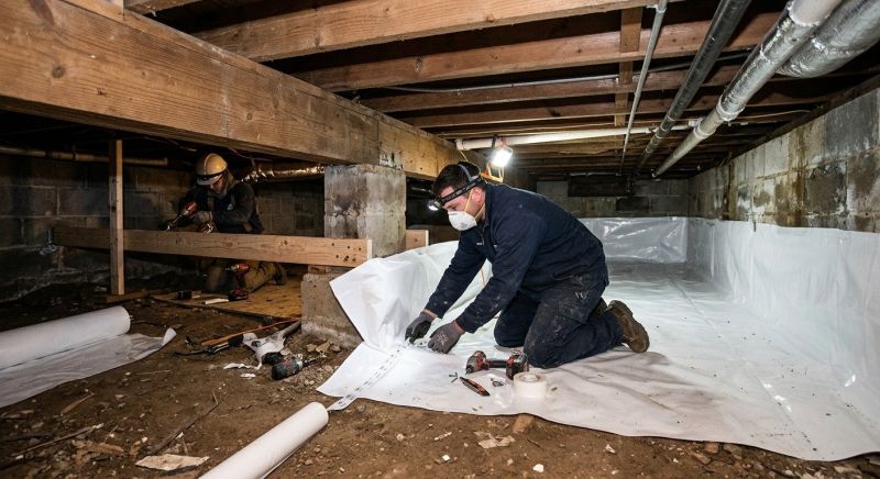 Crawl Space Leveling in High Point, NC