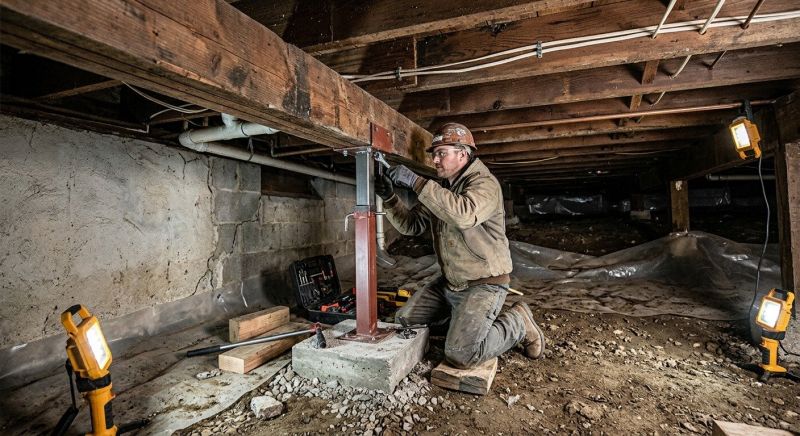 Crawlspace Foundation Repair in Greensboro, NC