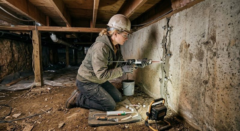 Crawlspace Foundation Repair in Kernersville, NC