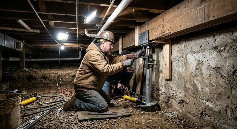 Crawlspace Foundation Repair in Oak Ridge, NC