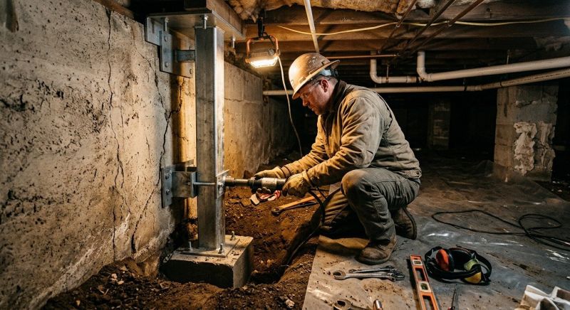 Crawlspace Foundation Repair in Summerfield, NC