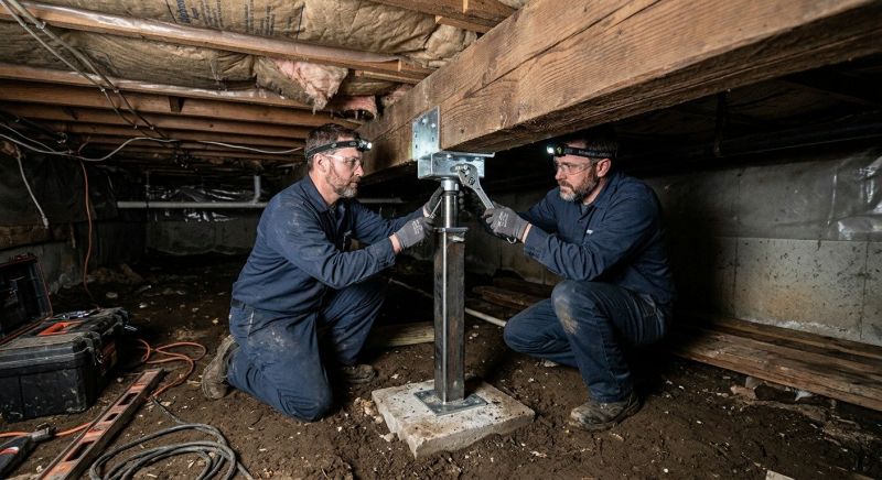 Crawlspace Foundation Repair in Summerfield, NC