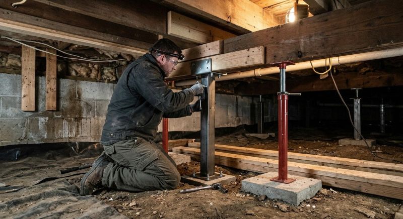 Crawlspace Structural Repair in High Point, NC