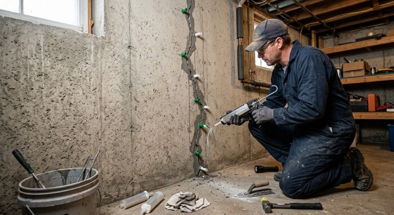 Foundation Crack Repair in Randleman, NC