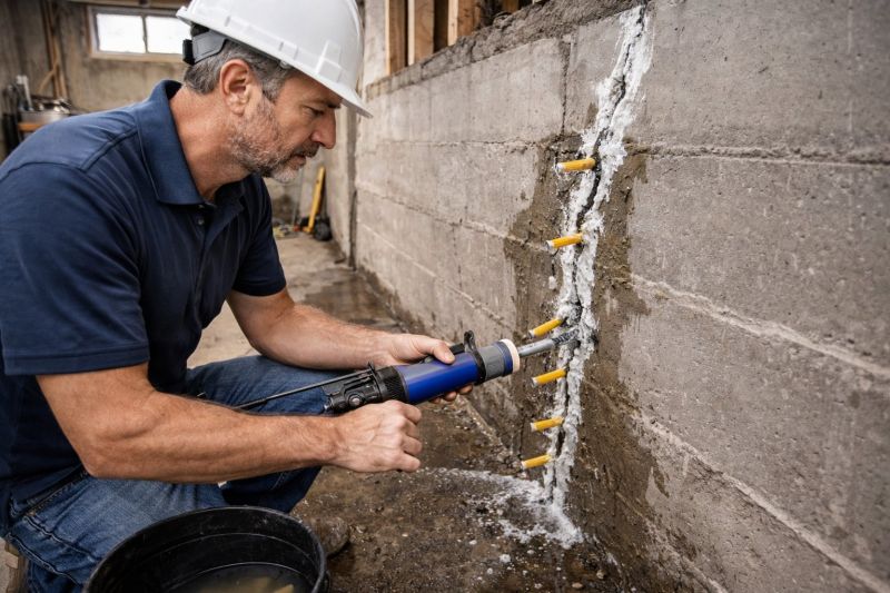 Foundation Crack Sealing in High Point, NC