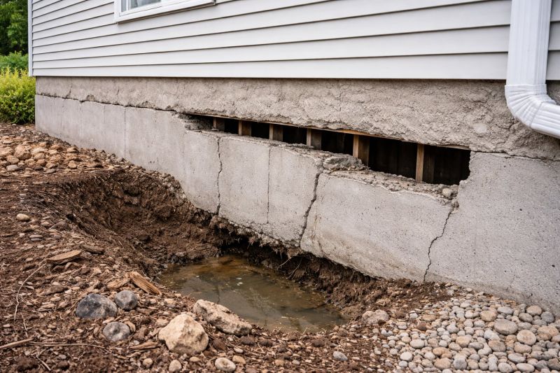 Foundation Damage Repair in Walnut Cove, NC