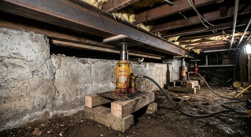 Foundation Jacking in Jamestown, NC