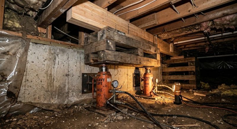 Foundation Jacking in Lexington, NC