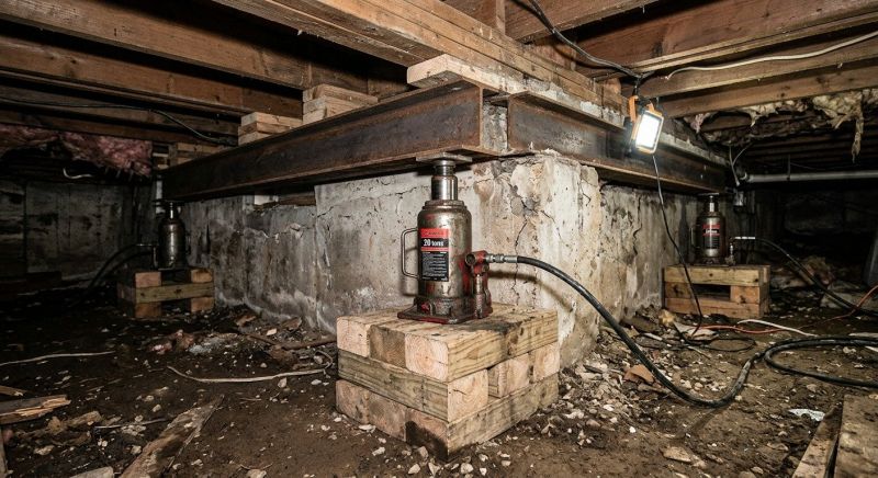 Foundation Jacking in Oak Ridge, NC