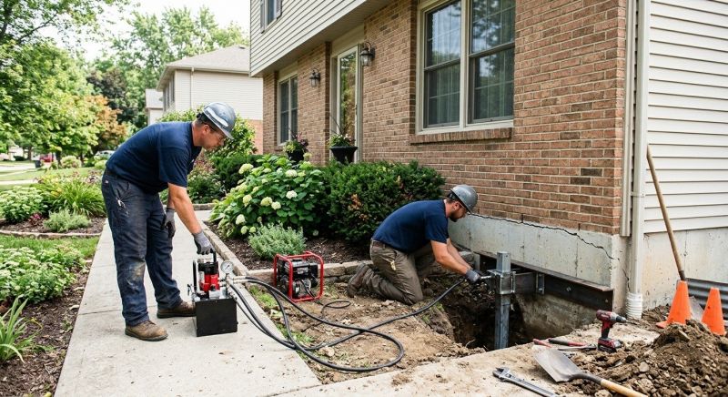 Foundation Jacking in Pfafftown, NC
