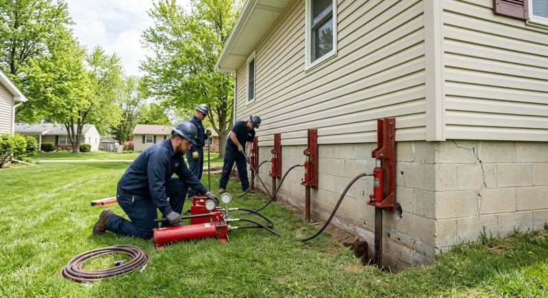 Foundation Jacking in Summerfield, NC