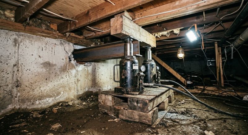 Foundation Jacking in Walnut Cove, NC