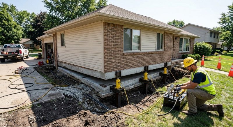 Foundation Lifting in Clemmons, NC