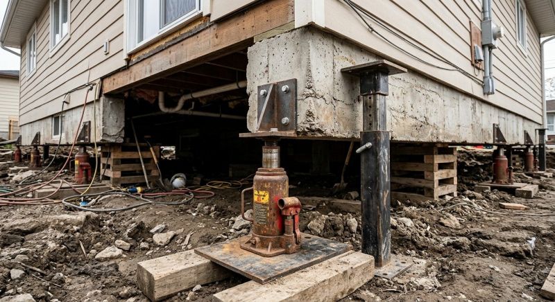 Foundation Lifting in Pfafftown, NC