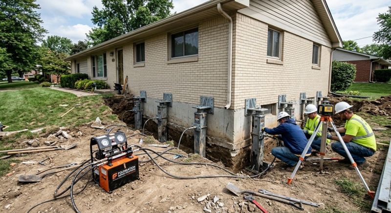 Foundation Pier Leveling in High Point, NC