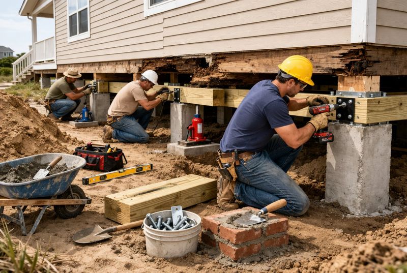 Foundation Raising in Browns Summit, NC