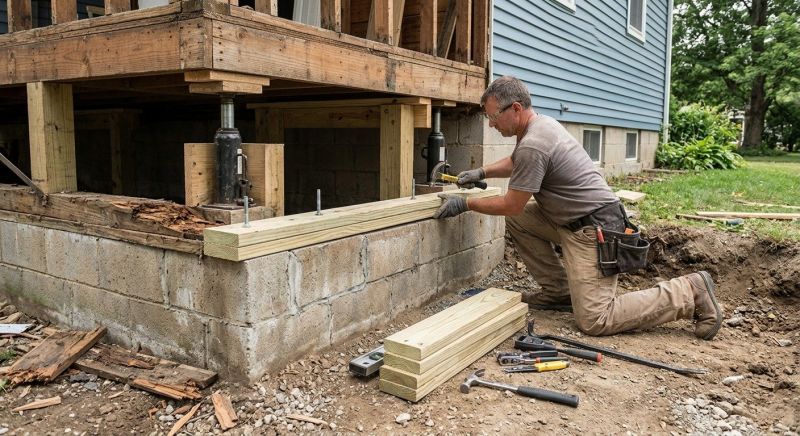Foundation Repair in Browns Summit, NC