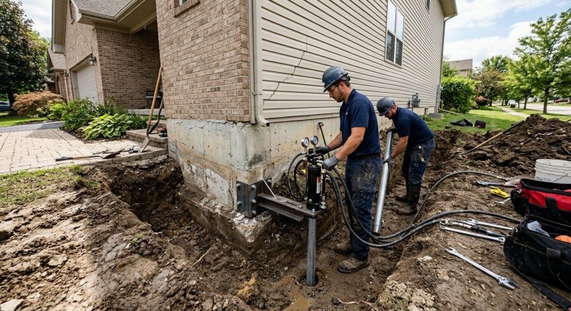 Foundation Settlement Repair in High Point, NC