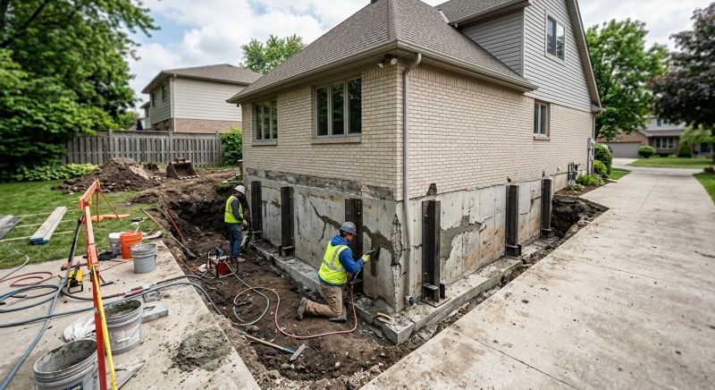 Foundation Settlement Repair in High Point, NC