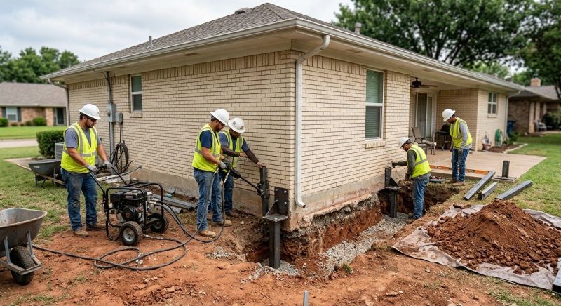 Foundation Stabilizing in Browns Summit, NC