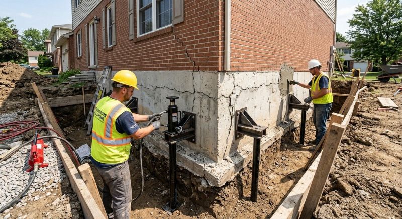 Foundation Structural Repair in Walnut Cove, NC