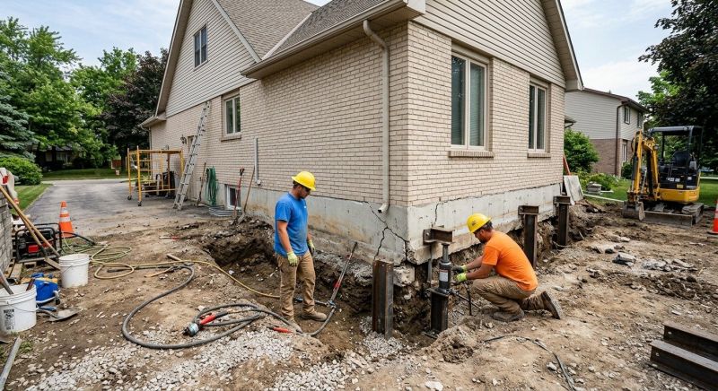 Helical Piers Installation in High Point, NC
