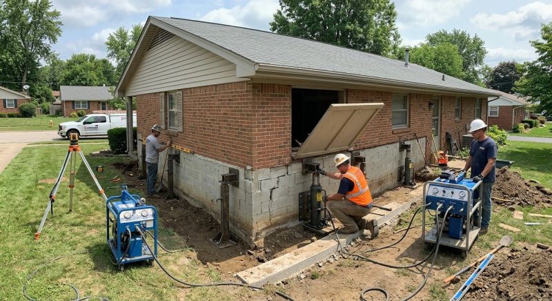 Home Foundation Leveling in Greensboro, NC