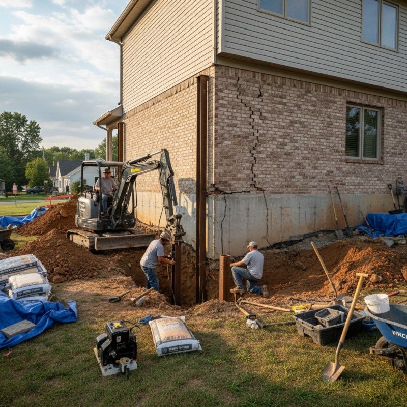 Home Foundation Repair in Forsyth County, NC