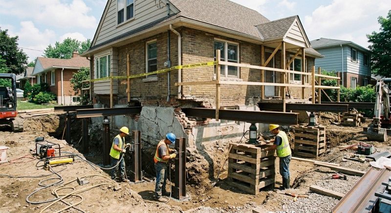 House Foundation Repair in Walnut Cove, NC
