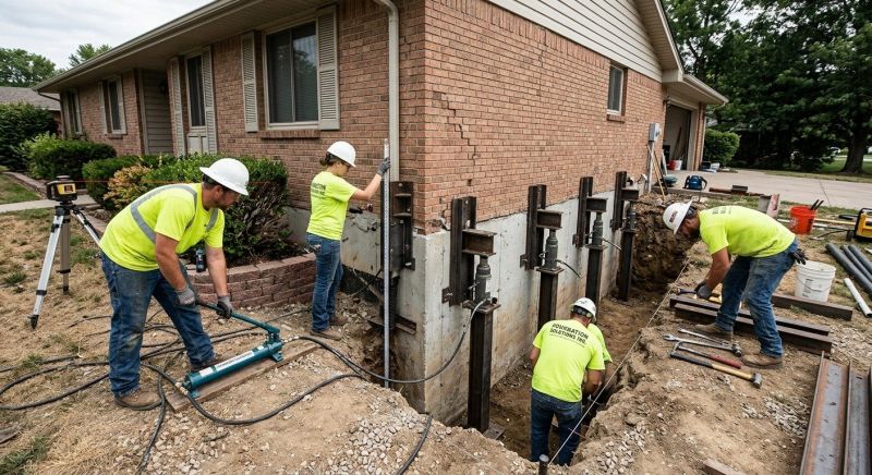 Settling Foundation Service in Davidson County, NC