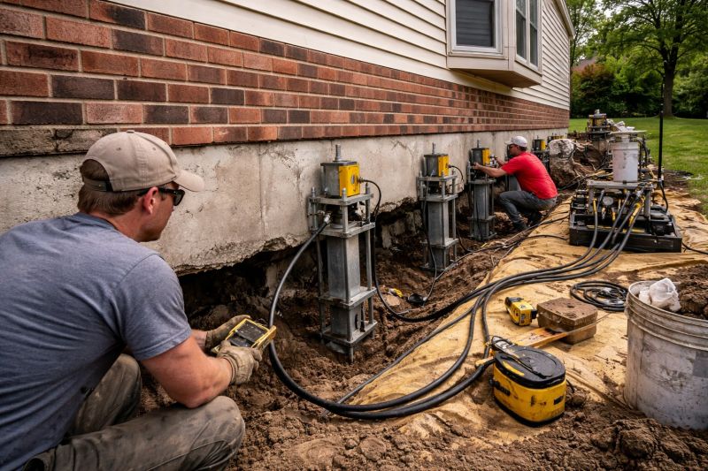 Settling Foundation Service in Kernersville, NC