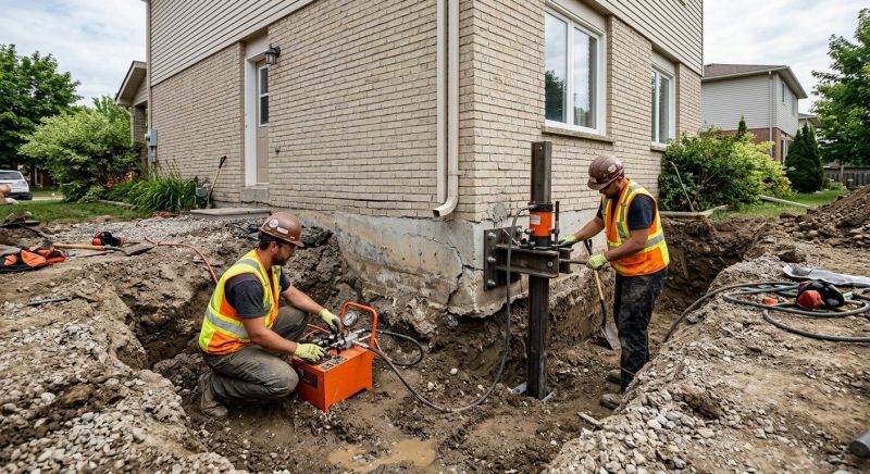 Sinking Foundation Lifting in High Point, NC
