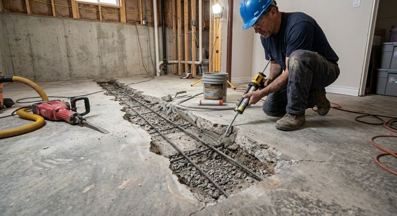 Slab Foundation Repair in High Point, NC