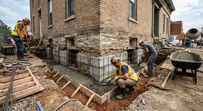 Structural Underpinning in High Point, NC