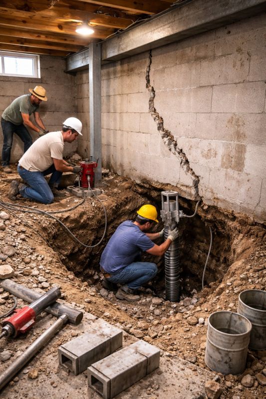 Structural Underpinning in High Point, NC